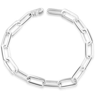 Pompeii3 Mens Round Link 14k Gold (19gram) or Platinum (32gram) 6.5mm Bracelet 8.5