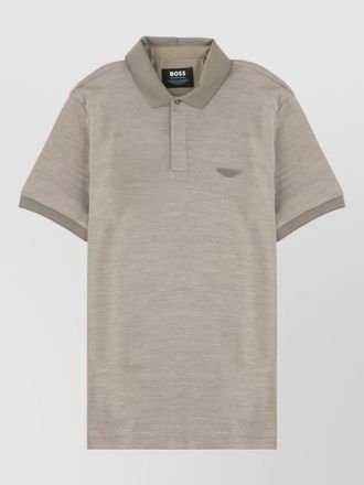 HUGO BOSS polo shirt straight fit collar short sleeves
