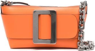 Boyy Buckle Pouchette Leather Shoulder Bag