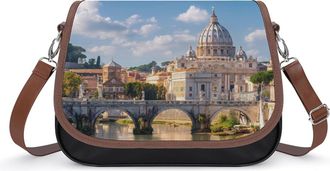 Generic St Peters Basilica in Rome1 Italy Fashion Womens Crossbody Bags Novelty Handbag Shoulder Bag Purse