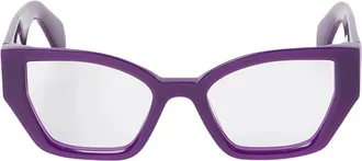 Off-white Purple Style 7Q Acetate Square Sunglasses