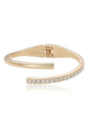 Ettika All Day Crystal Hinge Bracelet in Gold at Nordstrom Rack