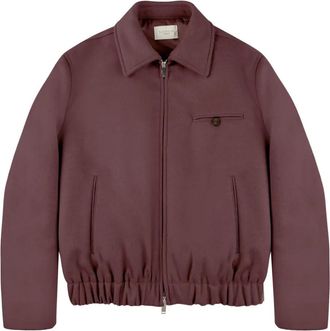 Montedoro Red zip bomber jacket - women - Virgin Wool/Polyamide/Cashmere/Viscose/Polyester - 38 - Purple