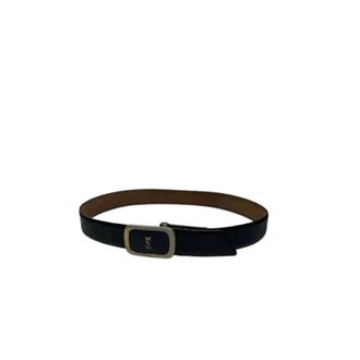 Saint Laurent Pre-owned Belts, female, Black, Size: ONE SIZE Pre-owned Leather Belt