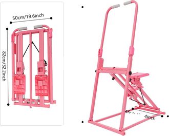 OEM Escaladora Plegable, Para Entrenamiento Completo, Color Rosa