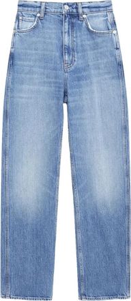 Anine Bing Jane Jeans - Dames - Loose Fit Jeans - Blauw - W26 - Katoen - Jeans