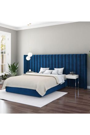 Aspire Home Accents Grandeur Headboard in Plush Navy