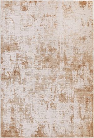 Novatrend Alfombra tejida plana moderna beige 120x160 cm