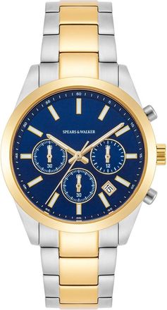 Spears & Walker Mens Chronograph - Gold Stainless Steel - One Size