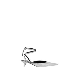 Moschino Mirror effect pumps - female - Moschino - Pumps - Gray - 4 UK - Shoes