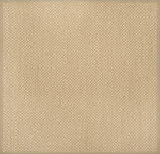 Safavieh Alfombra fibra natural de sisal amarillo/beige, 122 x 122 cm