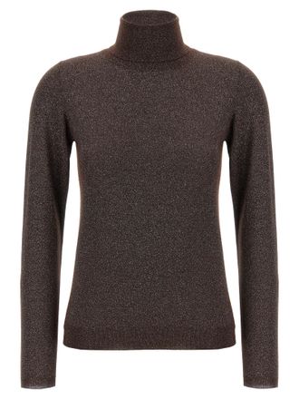 Brunello Cucinelli Sparkling Sweaters And Cardigans Brown