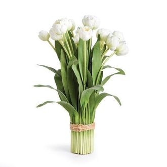 Napa Home & Garden Peony Tulip Bundle Drop-In 23.5 in White at Nordstrom
