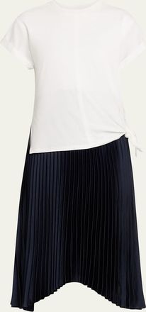 3.1 Phillip Lim Short-Sleeve T-Shirt Combo Midi Dress