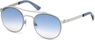 Web Eyewear WE0172 16W Mens Sunglasses Silver Size 52