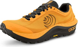 Topo Athletic Mens MTN Racer 3 Comfortable Lightweight 5MM Drop Trail Running Shoes, Athletic Shoes for Trail Running, Mango/Espresso, 12.5