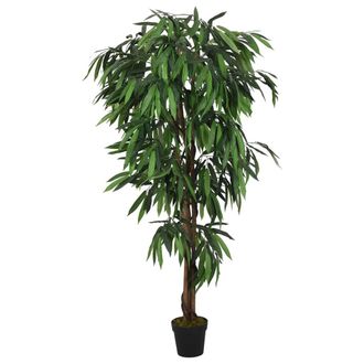 vidaXL Rbol De Mango Artificial Con 600 Hojas Verde 150 Cm Vidaxl