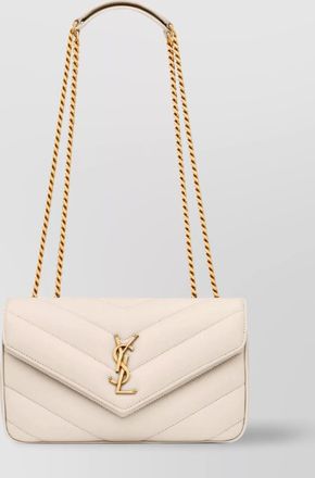 Saint Laurent small quilted lambskin shoulder bag