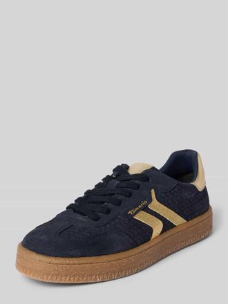 Tamaris Tamaris Sneaker aus echtem Leder in Dunkelblau, Gr&ouml;&szlig;e 36