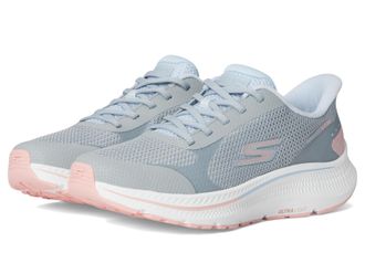 Skechers Womens Go Run Consistent 2.0 Captiva Slip-On Sneakers, Gray Textile/Lt.Blue Trim, 5.5 UK