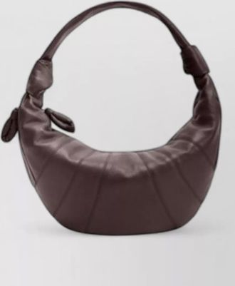 Christophe Lemaire leather fortune croissant shoulder bag