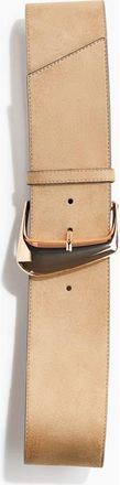 H&M Wide Belt in Beige at Nordstrom, Size Medium