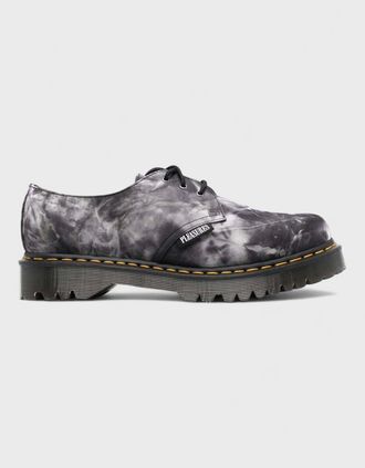Dr. Martens Womens Dr Martens x Pleasures 1461 Bex Tie Dye Poly - Black - Size: 6