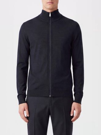 Paul Smith Cardigan dolcevita slim fit in lana merino con zip