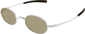 Saint Laurent SL 948 T Zonnebril - Heren - Zonnebrillen - Grijs - 47 MM - Nylon - Accessoires