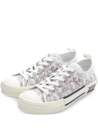 Dior 2010s B23 Oblique low-top sneakers - Wit