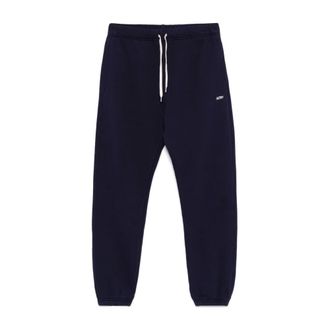 Autry Broeken, Heren, Blauw, S, Katoen, Embroidered Logo Trainingsbroeken