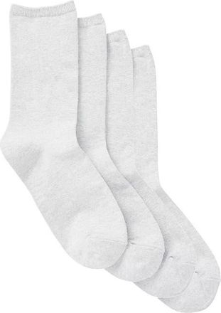 Stems 4-Pack Comfort Crew Socks in White at Nordstrom