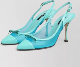 Dolce & Gabbana leather slingback pumps