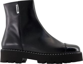 Carel Chouchou 25 Enkellaarsjes - Dames - Enkellaarsjes - Zwart - 36 EU - Leer - Schoenen