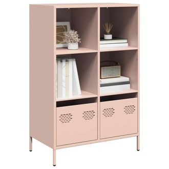 Berkfield Home Highboard&not;Pink 68x39x103.5 cm Steel in Pink