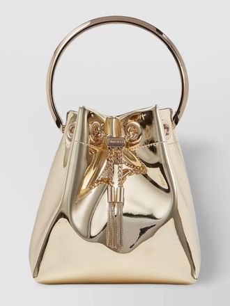 Jimmy Choo London bon bon fabric bucket bag