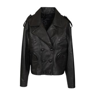 Blaz&eacute; Milano Dames, Jassen, Zwart, Maat: M Leer