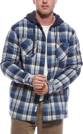 Weatherproof Vintage Weatherproof Vintage Sherpa Lined Hooded Shirt Jacket