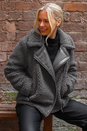 Roman Borg Detail Aviator Jacket