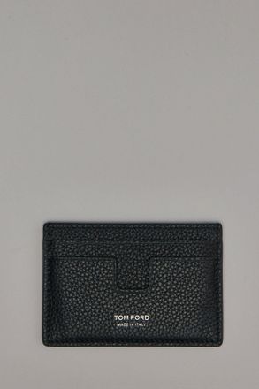Tom Ford Soft Grain Leather T Line Classic Card Holder