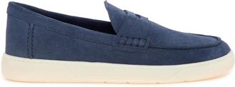 Hogan Mocassino H647 - Heren - Loafers - Blauw - 41 1/2 EU - Schoenen