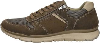Imac Veterschoenen Laag - Heren - Sneakers - Bruin - 41 EU - Leer - Schoenen
