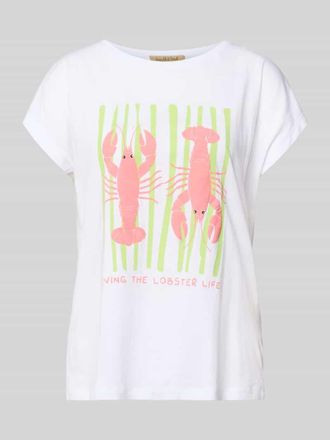 Smith & Soul Oversized T-Shirt mit Motiv-Print in Weiss, Gr&ouml;&szlig;e XXL