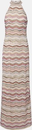 Missoni Abito lungo con lam&eacute; e paillettes