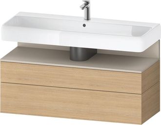 Duravit Qatego Mueble Bajo Lavabo, 1 Extra&iacute;ble Y 1 Caj&oacute;n, - Duravit