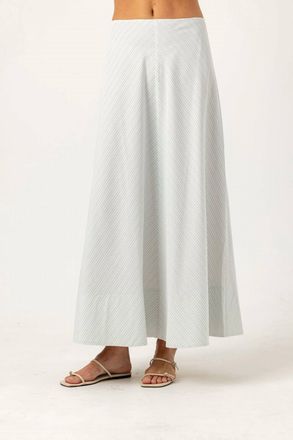 Sundays Matilda Skirt In Silver Top Stit