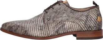 Rehab Greg Zakelijke Schoenen - Heren - Nette schoenen - Grijs - 42 EU - Leer - Schoenen