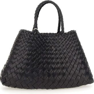 Dragon Diffusion Santa Croce Handtas - Dames - Handtassen - Zwart - ONE Size - Leer - Tassen