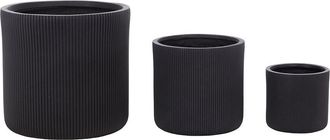 Safavieh Set Of 3 Carolina Planter Pots