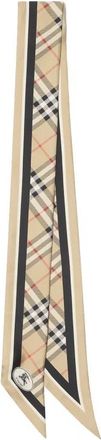 Burberry Silky Scarves, female, Beige, Size: ONE SIZE Silky Scarf